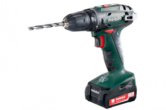 Metabo Безударная дрель-шуруповер BS 14.4 [602206500] {14.4В, 2х1.3Ач LiIon,патрон 10мм,SC60, вес 1