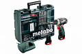 Metabo Безударная дрель-шуруповерт PowerMaxx BS Basic Set [600080880] { 10.8В 2x2.0Ач с наб.осн }